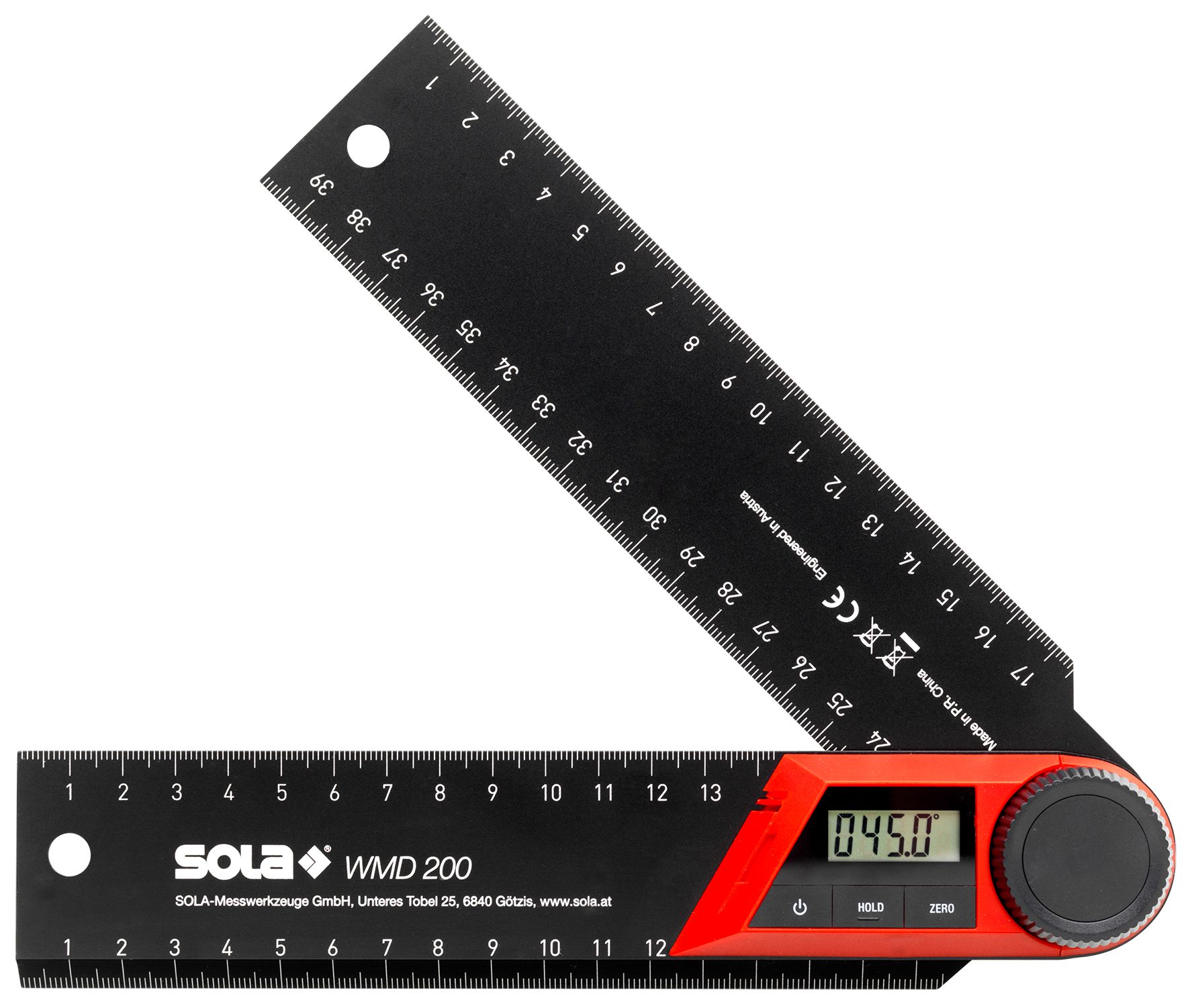 SOLA WMD 500 digitální úhloměr 500 mm