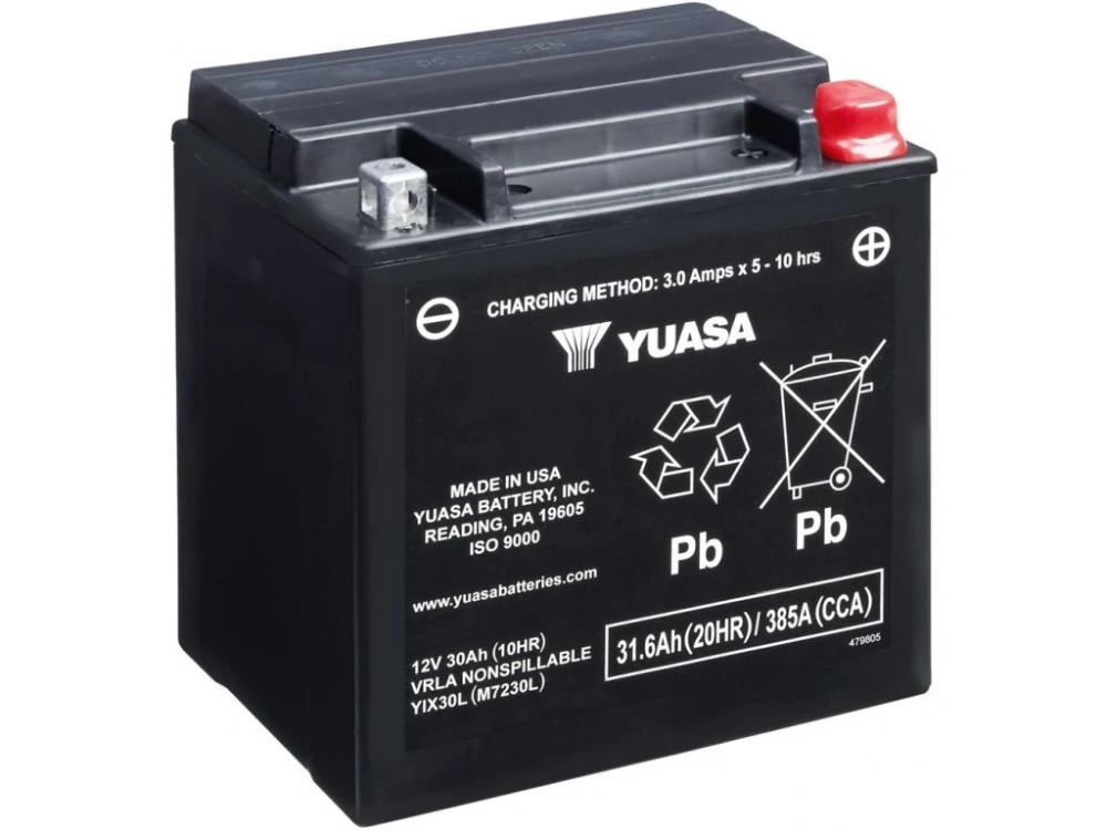 YUASA YIX30L-BS 12V 30Ah 400A motobaterie - originální