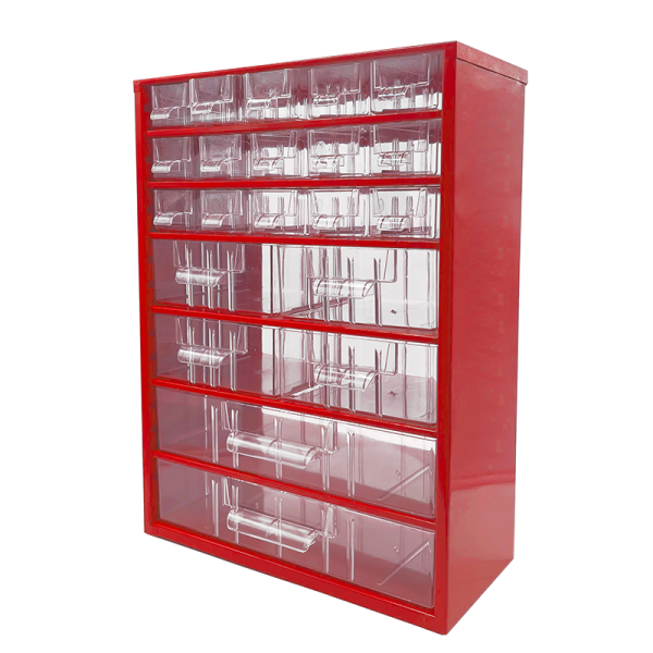 TOKOZ Zásuvkový organizér 09 / 15S, 4M, 2L - RAL 3002 - Červená