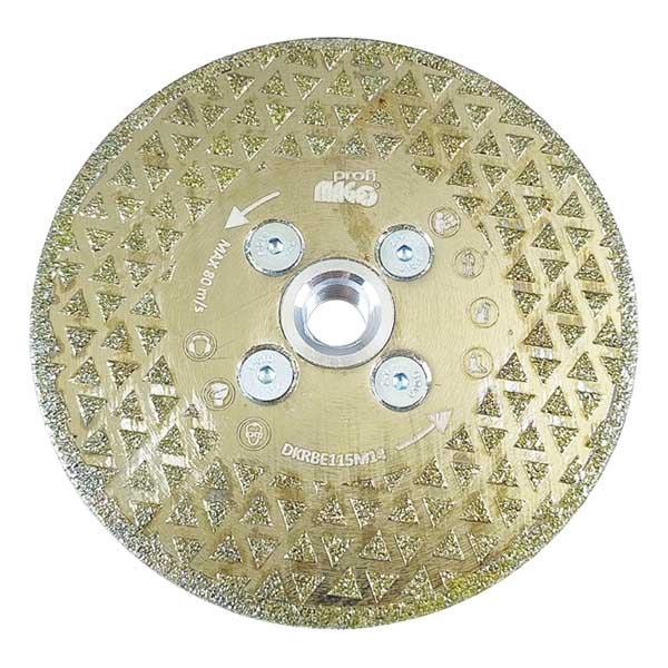 MAGG Profi DKRBE115M14 Diamantový kotouč RB 115mm - M14 (do úhlové brusky)