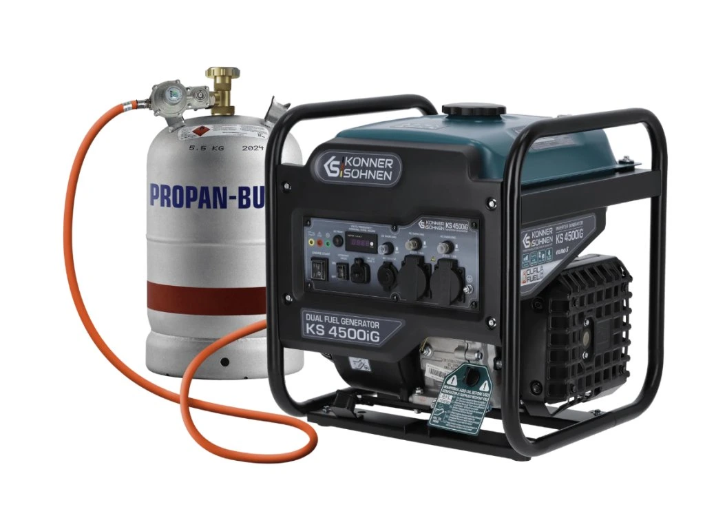 Könner & Söhnen KS 4500iG Invertorový dvoupalivový generátor (benzín/LPG) 4,5kW
