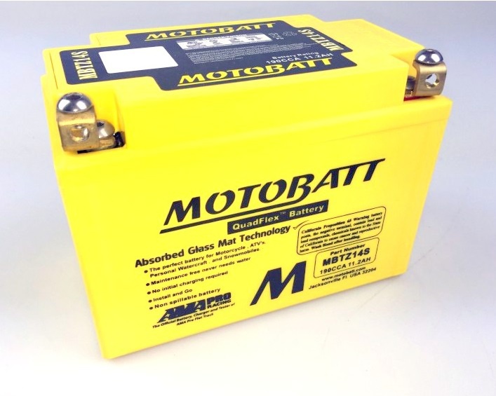 MOTOBATT MBTZ14S 12V 11,2Ah 190A motobaterie
