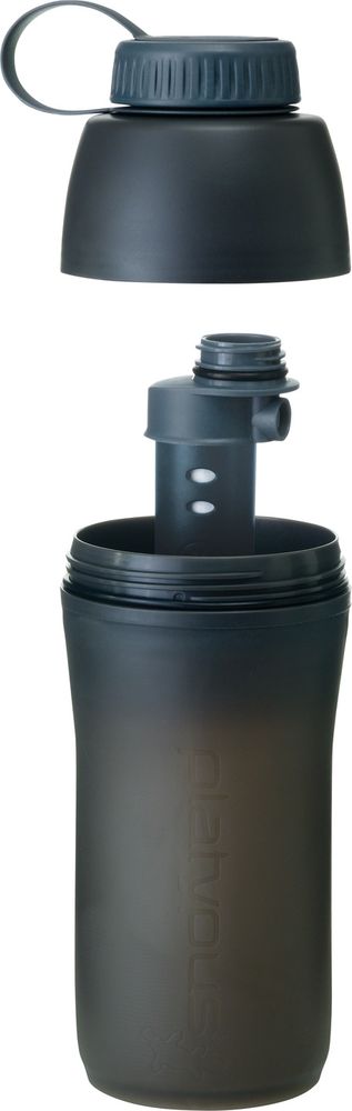 Platypus META BOTTLE MICROFILTER 1L Slate skládací láhev šedá s microfiltrem