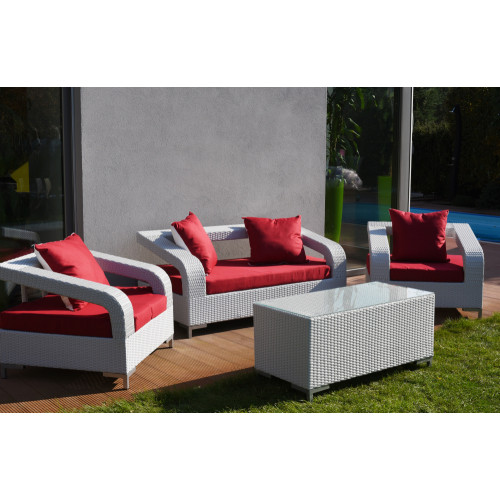 DIMENZA Bordeaux zahradní sedací souprava