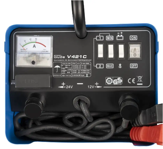 GÜDE V 421 C nabíječka autobaterií se startem - 85074