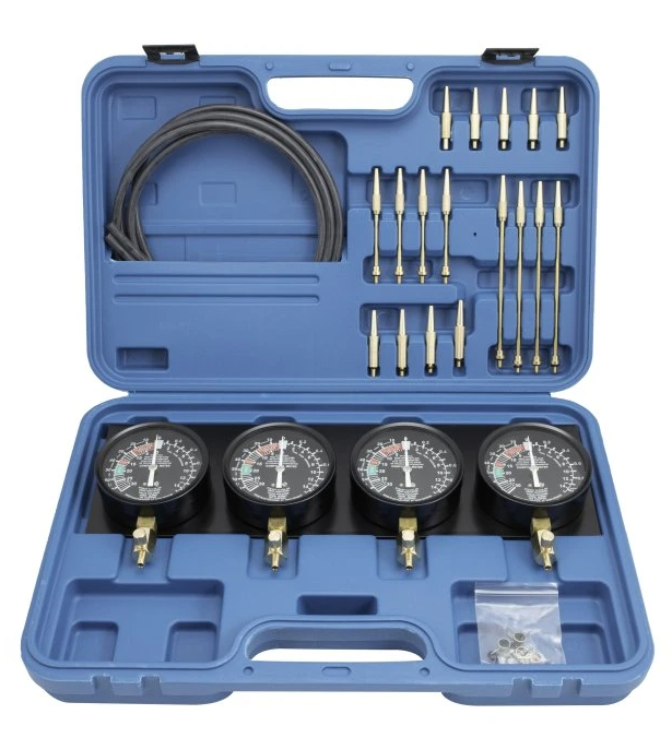 QUATROS QS30504 Tester na synchronizaci karburátorů, vakuometry + redukce