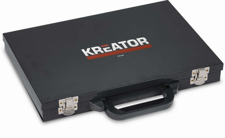 KREATOR KRT012801 17-ti dílná sada SDS+, vrtáků a sekáčů