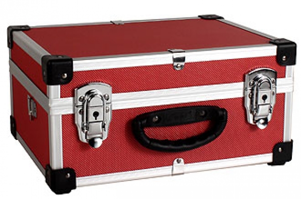 Varo PRM10106R hliníkový kufr se zámky - červený