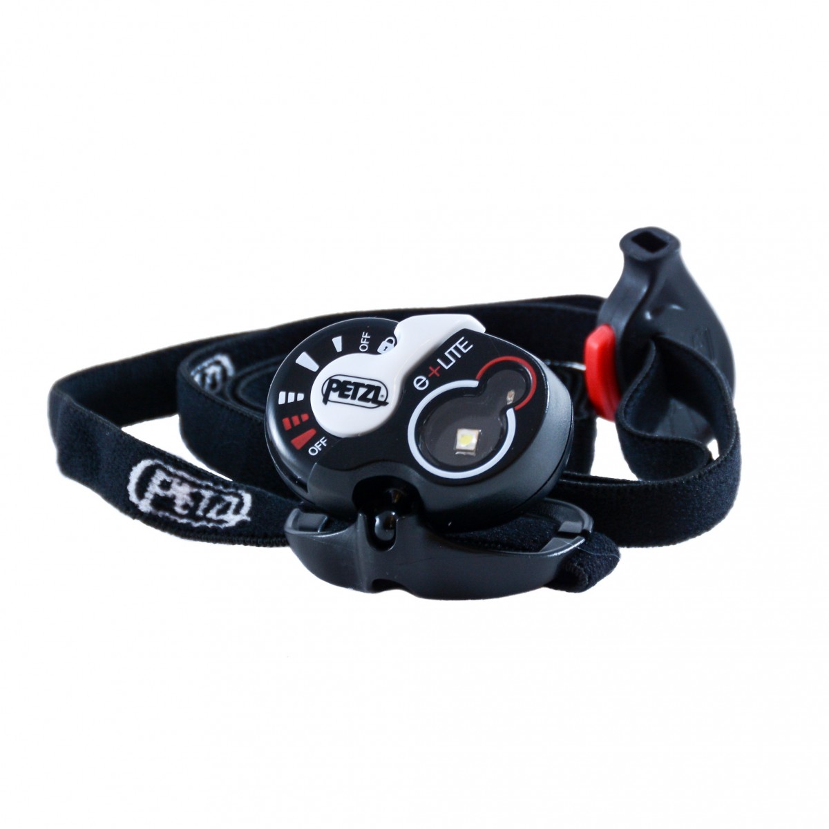 PETZL e+LITE ultra lehká čelová svítilna černá
