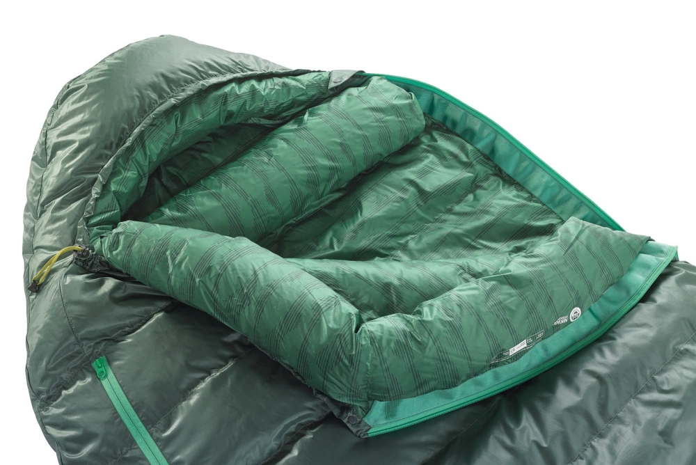 Therm-a-Rest QUESTAR 0°C Balsam Regular péřový spacák šedozelený