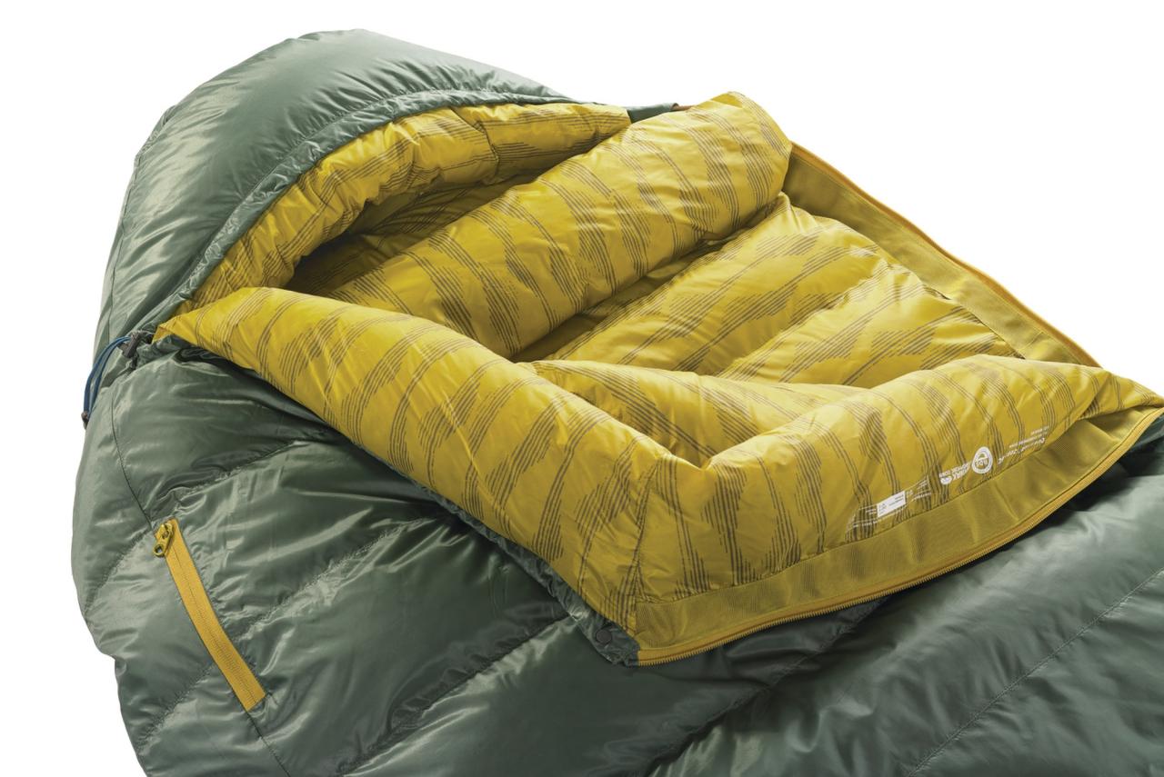 Therm-a-Rest QUESTAR -6°C Regular Balsam péřový spacák šedý