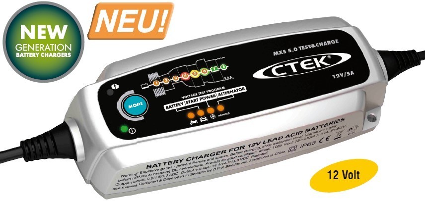 CTEK MXS 5.0 Test & Charge nabíječka 12V