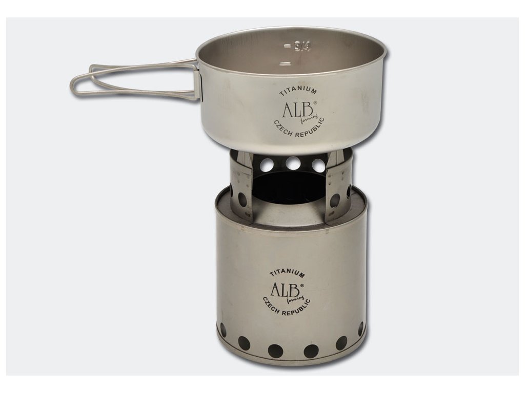 ALB BUSH BUDDY ekologický dřevo-plynový nerez vařič