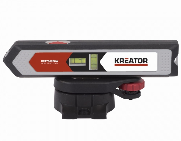 KREATOR KRT706200W Laserová vodováha 165mm