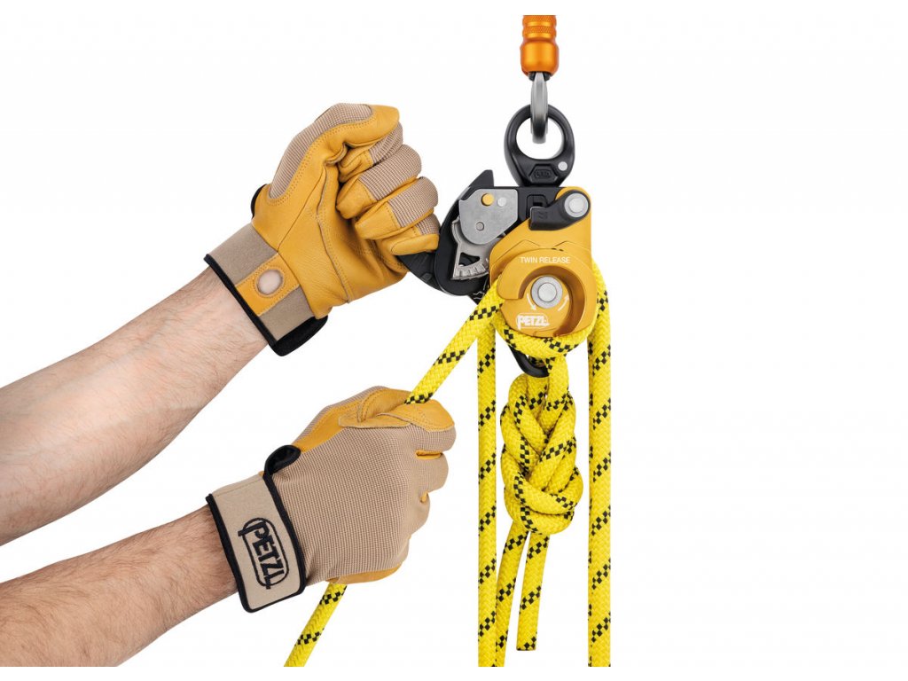 PETZL TWIN RELEASE dvojitá kladka s blokantem