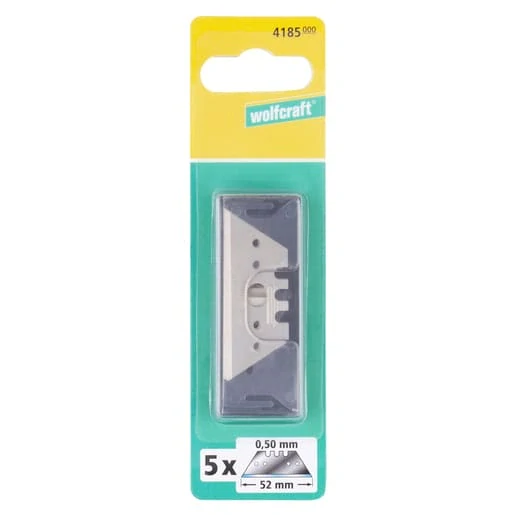 WOLFCRAFT 4185000 Trapézové čepele 0,5 x 52 mm