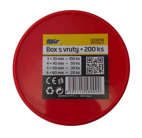 Magg 120010 BOX s vruty - 200ks