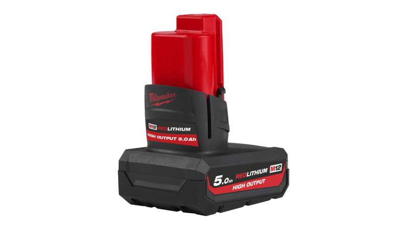 MILWAUKEE M12 HB5 Akumulátor HIGH OUTPUT 5,0 Ah, 12V originální - 4932480165