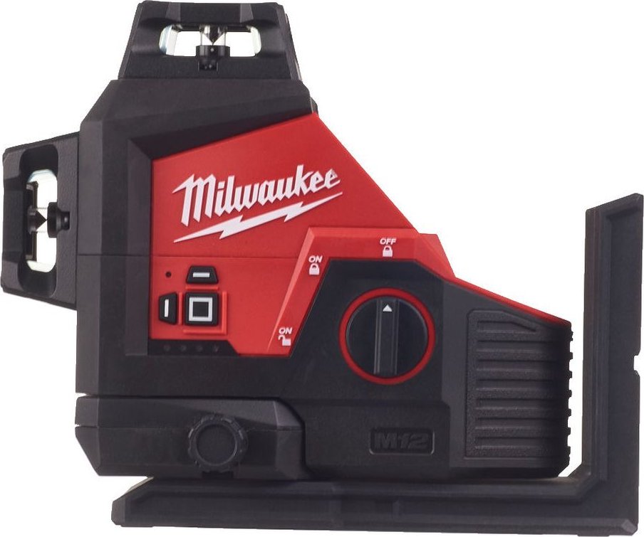 MILWAUKEE M12 3PLKIT-401P Aku Křížový liniový laser včetně příslušenství 12V / 4,0Ah - 4933478960