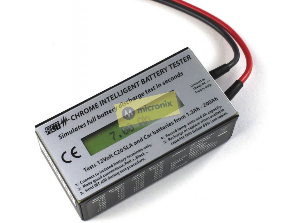 ACT CHROME IBT Tester akumulátorů 12V, 1,2 - 200Ah