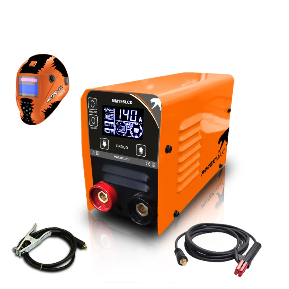 PANTERMAX MMA195LCD invertorová svářečka MMA/TIG SET 1