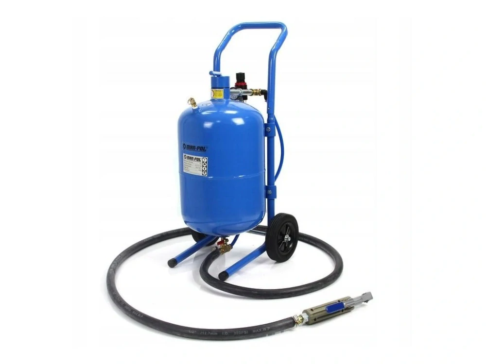 RIPPER M80590R Mobilní tryskací jednotka - pískovačka, 19 l, včetně příslušenství