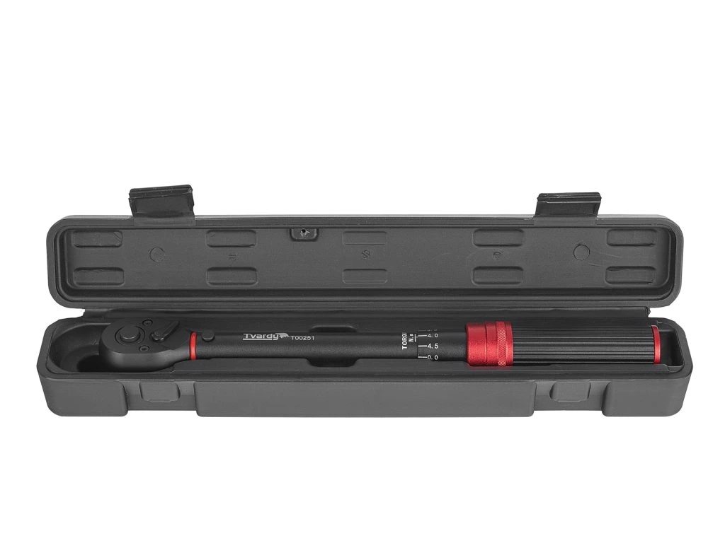 Tvardy T00251 Momentový klíč 3/8", 10-60 Nm, s přepínací ráčnou, přesný (+-3%), kalibrovaný