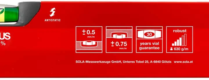 SOLA Big X 3 200 profilová vodováha 200cm