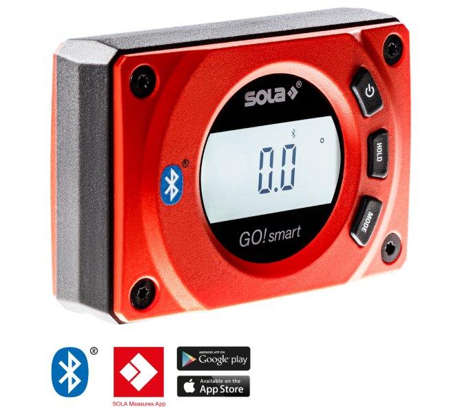 SOLA GO! SMART digitalní vodováha 8cm