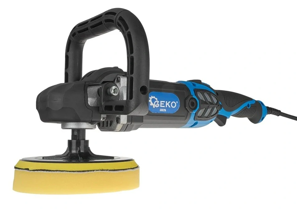 GEKO G80296 Leštička na karoserie, profi, 180 mm, 1400 W, 6 rychlostí