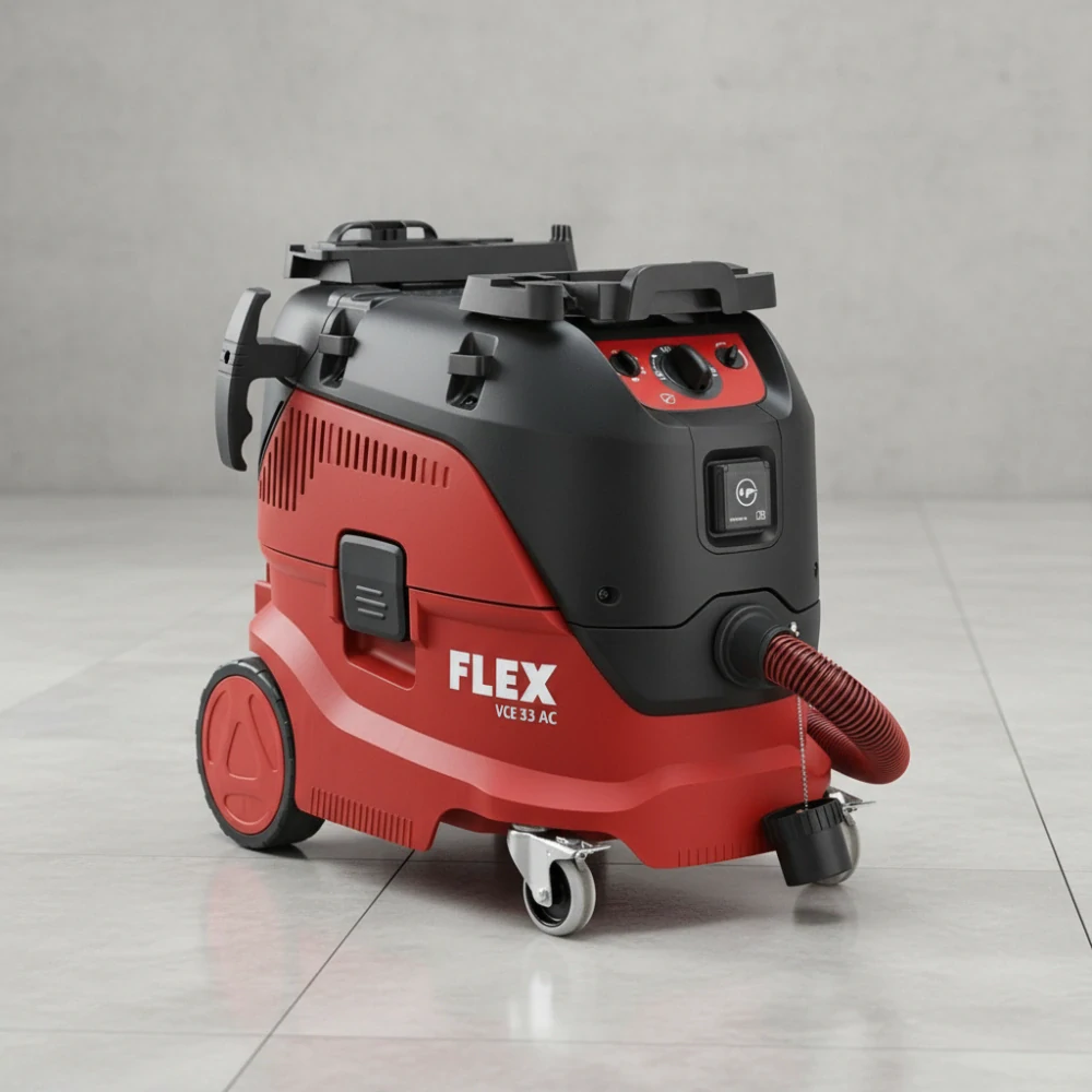 FLEX VCE 33 L AC Set vysavač, auto oklep + sáčky + L-Boxx - 471.186