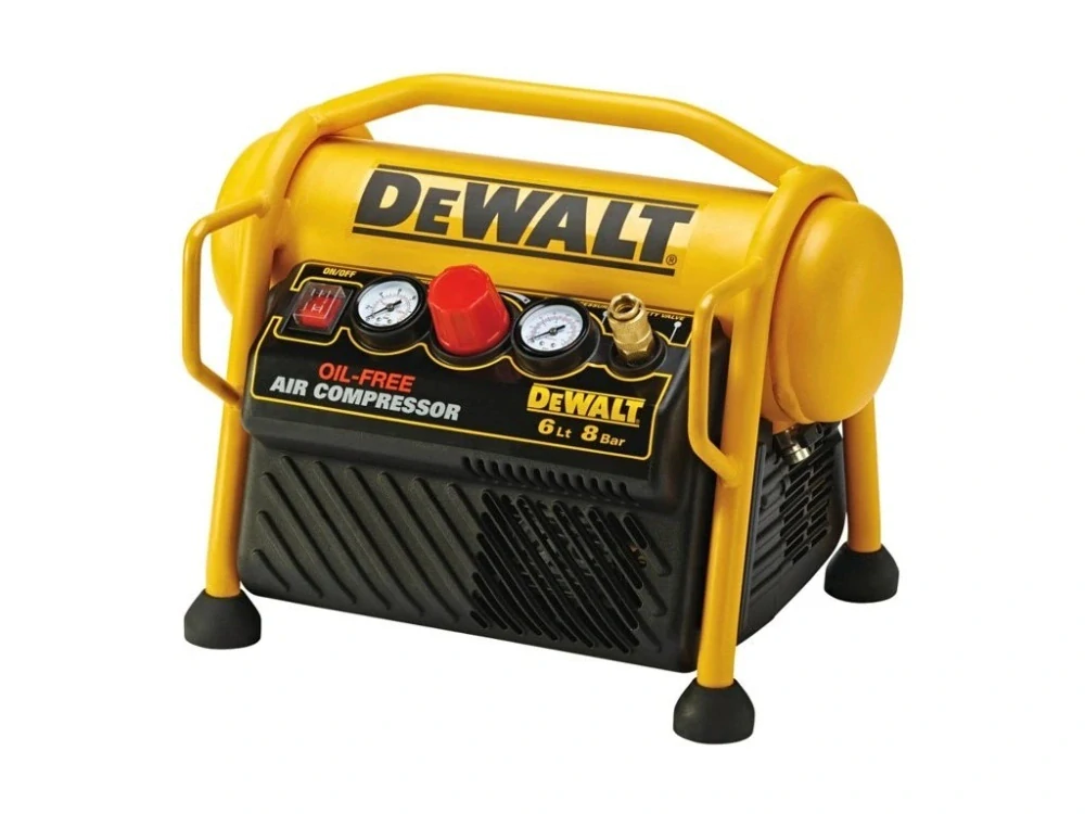 DEWALT DPC6MRC Kompresor bezolejový 1,1kW, 8bar, 6l + hadice