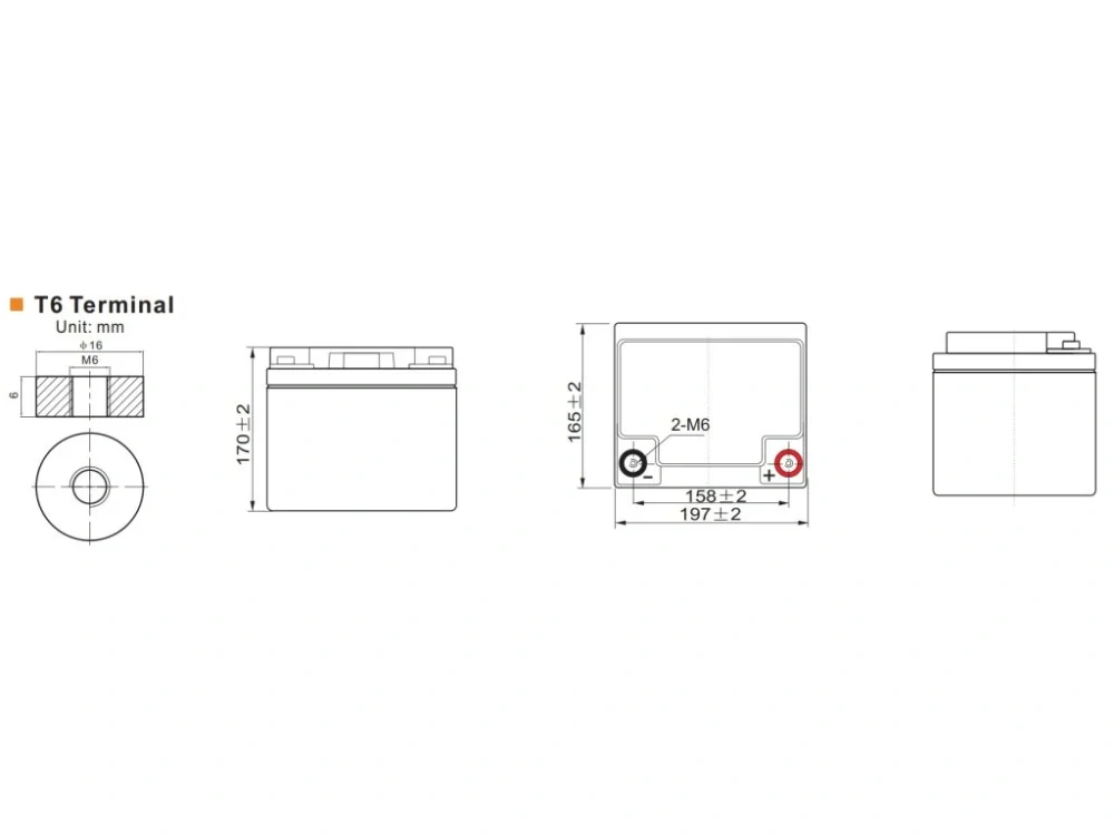 Alarmguard CJ12-40 12V/40Ah záložní akumulátor