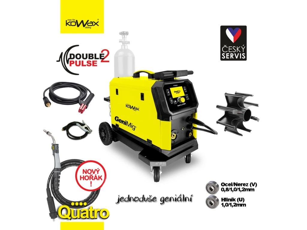 KOWAX GeniMig 270DP Svařovací invertor MIG/MAG/MMA/LiftTIG