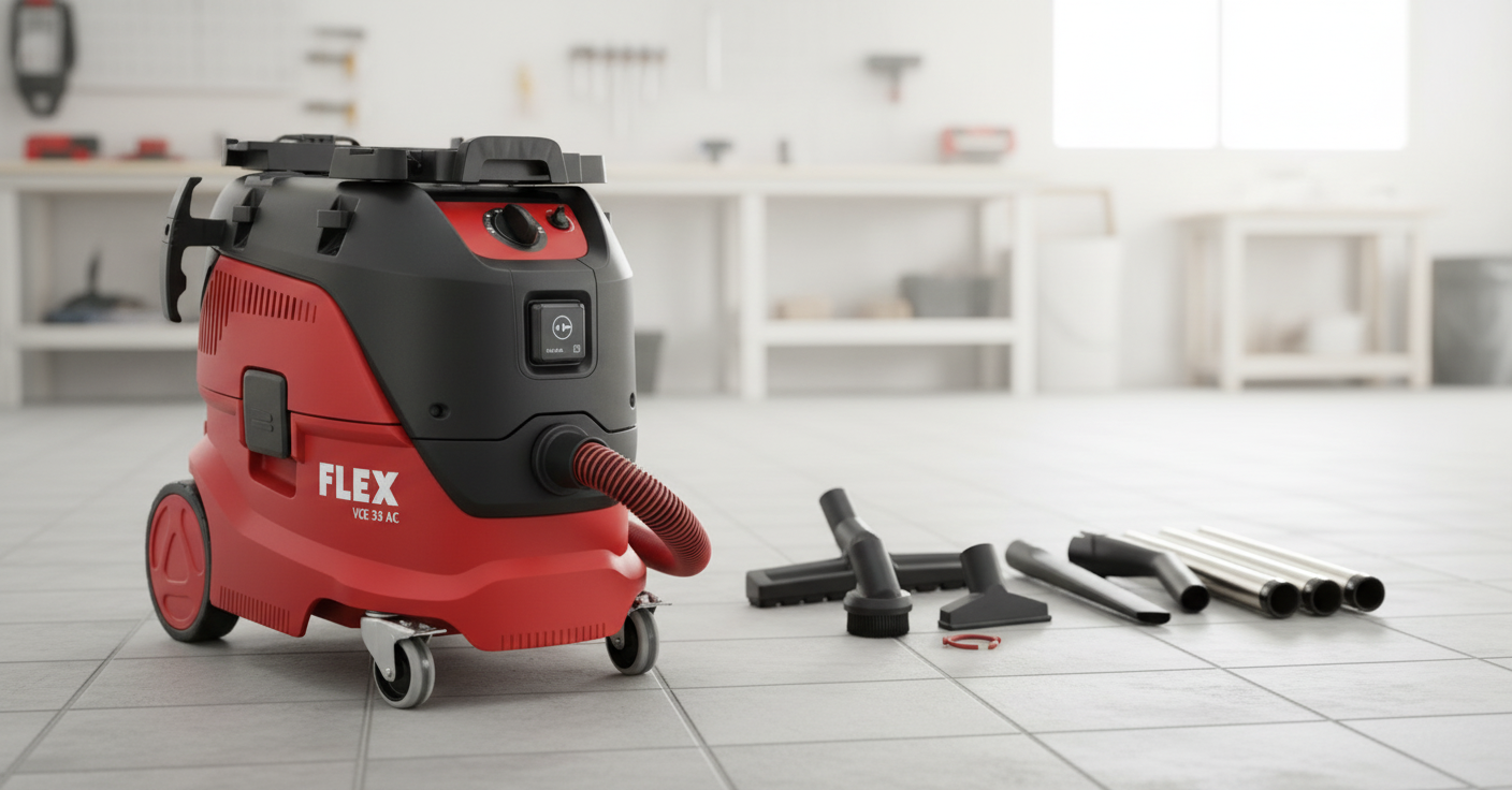FLEX VCE 33 L AC-Set Vysavač 30l suché i mokré odsávání, 1200W, auto oklep - 465.674