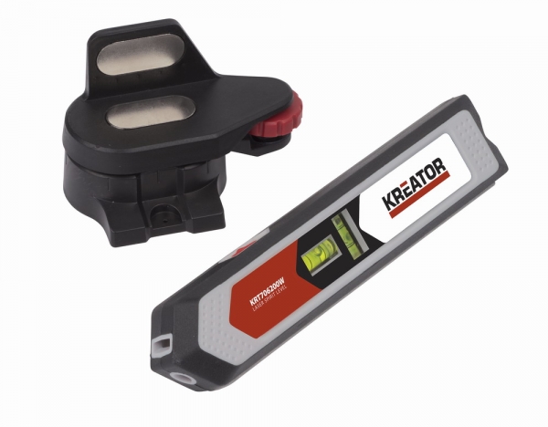 KREATOR KRT706200W Laserová vodováha 165mm