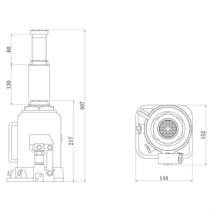 Güde GSH 20T hydraulický zvedák 20t - 18043