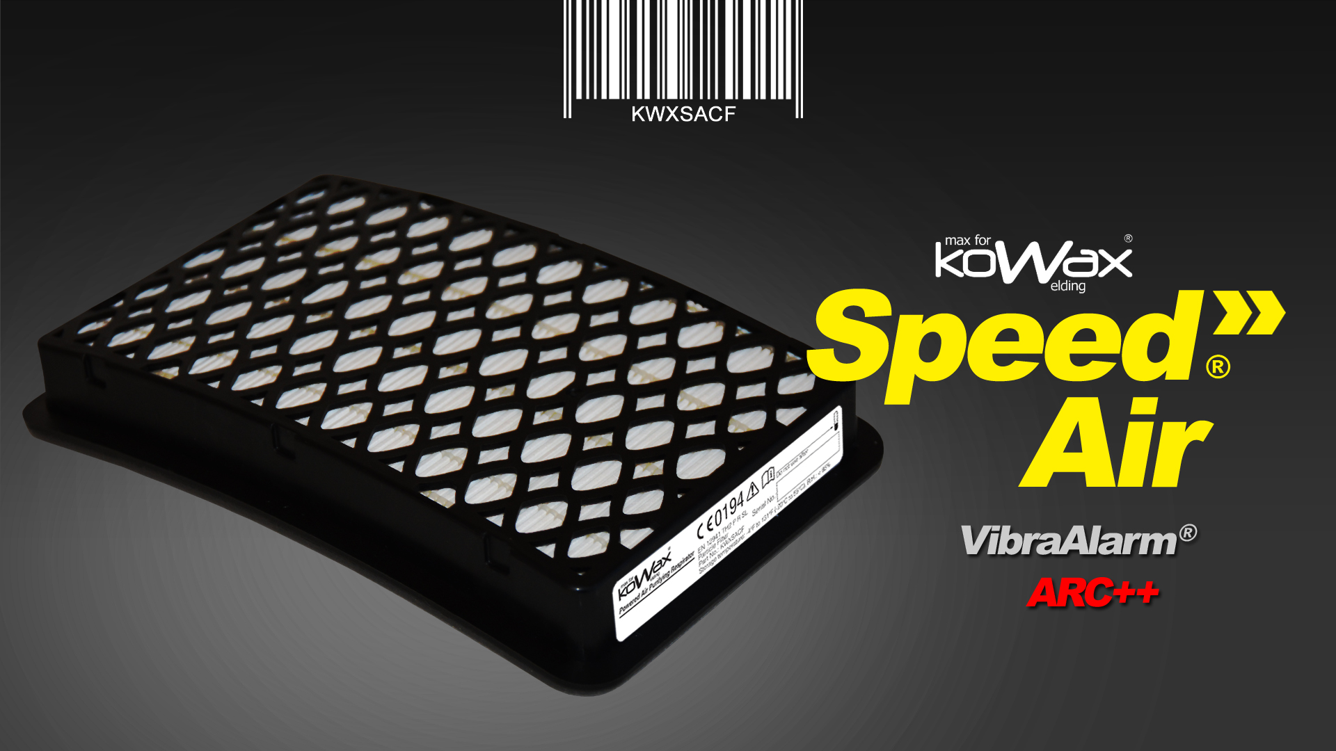 KOWAX Speed Air Filtračně ventilační jednotka + kukla KWXSA820ARC++
