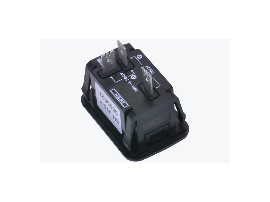 MTH35 Měřič motohodin se zapojením na AC/DC 46x31x37mm