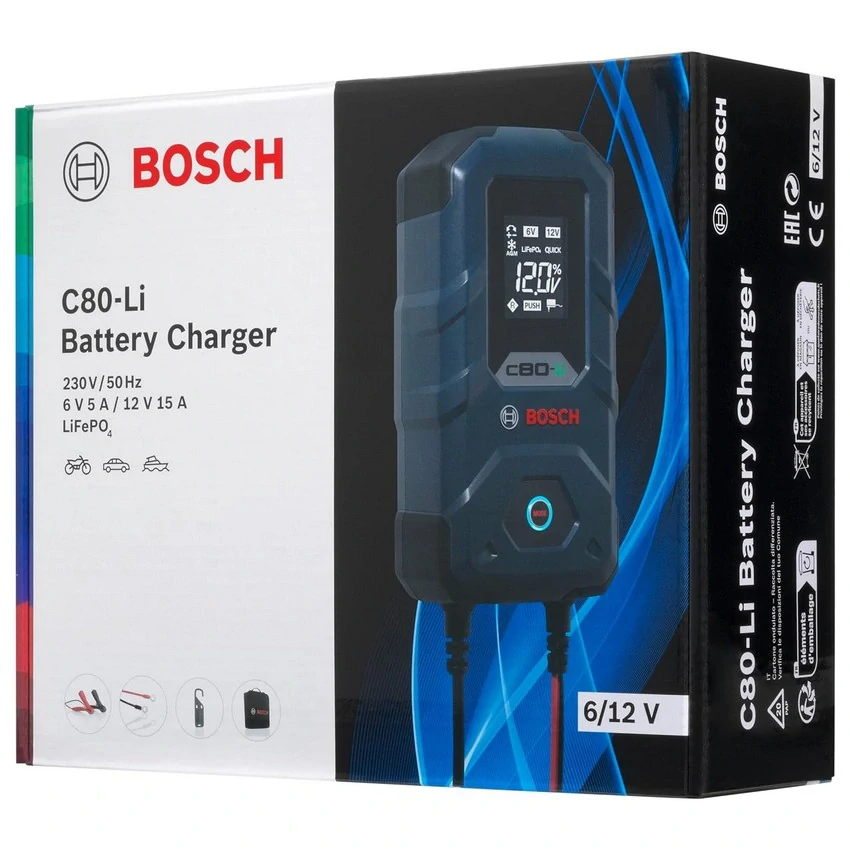BOSCH C80-Li 6/12V 20A Nabíječka autobaterií