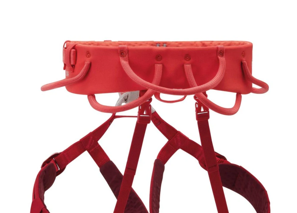 PETZL LUNA XS CORAL RED dámský sedací úvazek červený