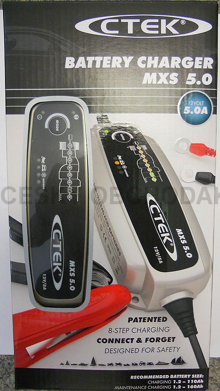 CTEK MULTI XS 5.0, 12V, 0.8/5A nabíječka