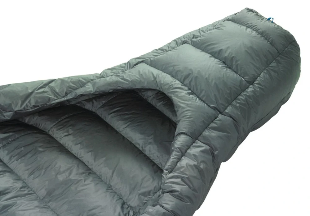 Therm-a-Rest VESPER 7°C Regular Storm péřová přikrývka šedá