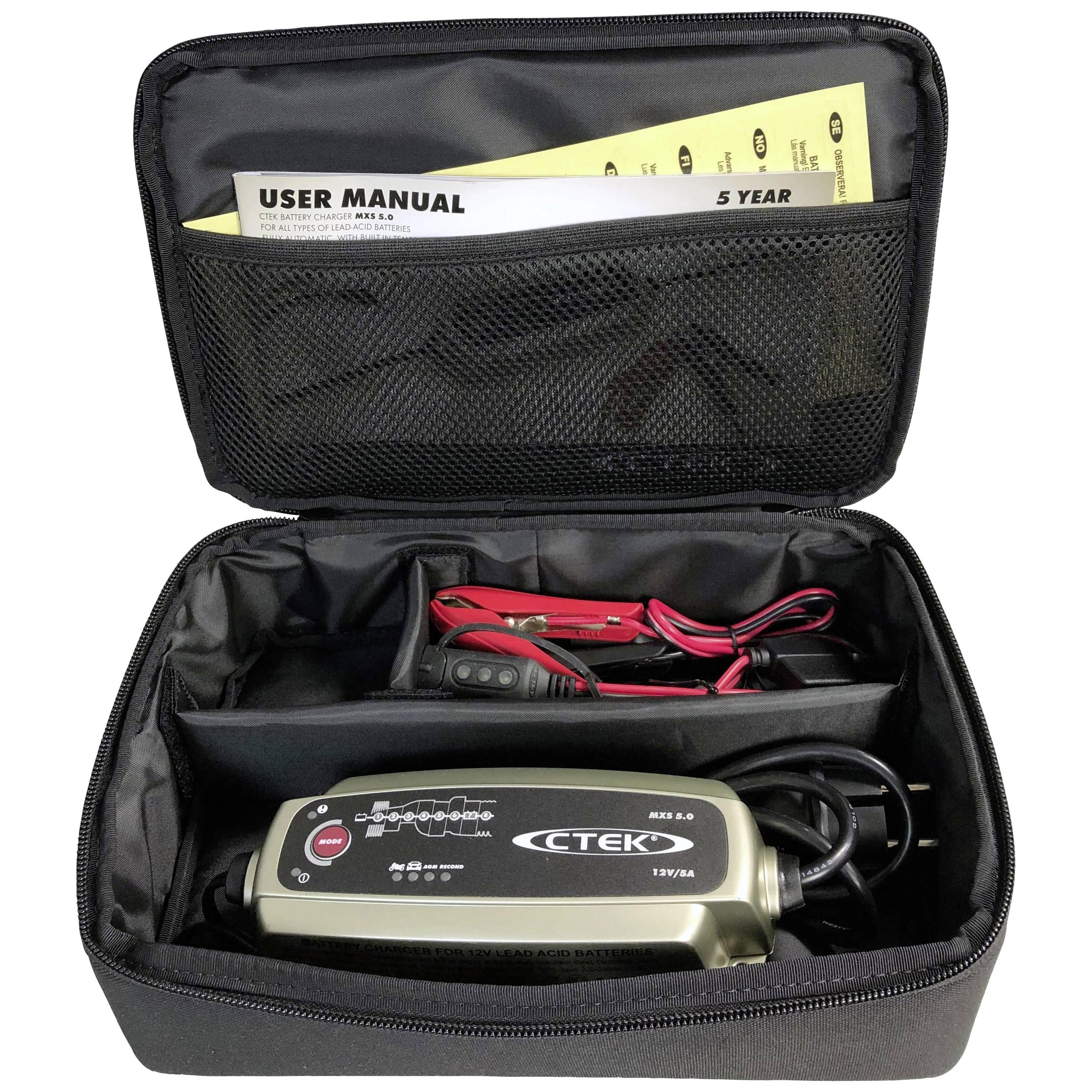 CTEK MXS 5.0 + kufřík automatická nabíječka
