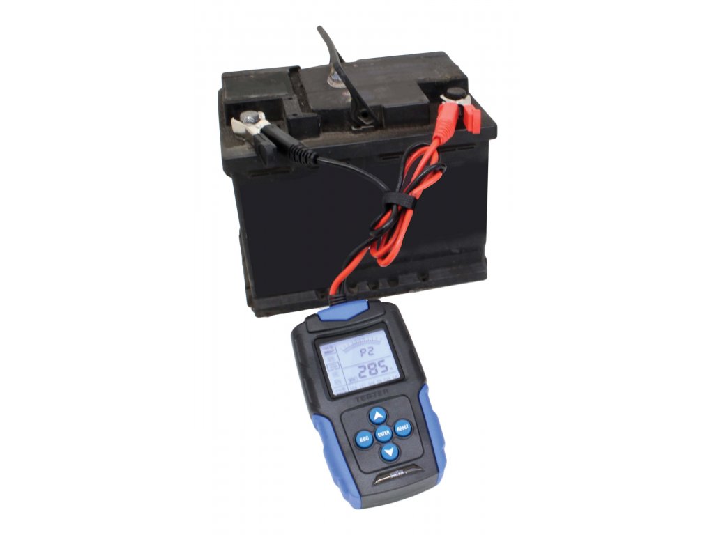 SATRA S-LBA1224 Tester autobaterií s LCD displejem, 12-24 V, 3-200 Ah