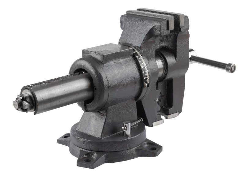 PROMA VS-105 víceúčelový stolní svěrák, otočný, čelisti na trubky