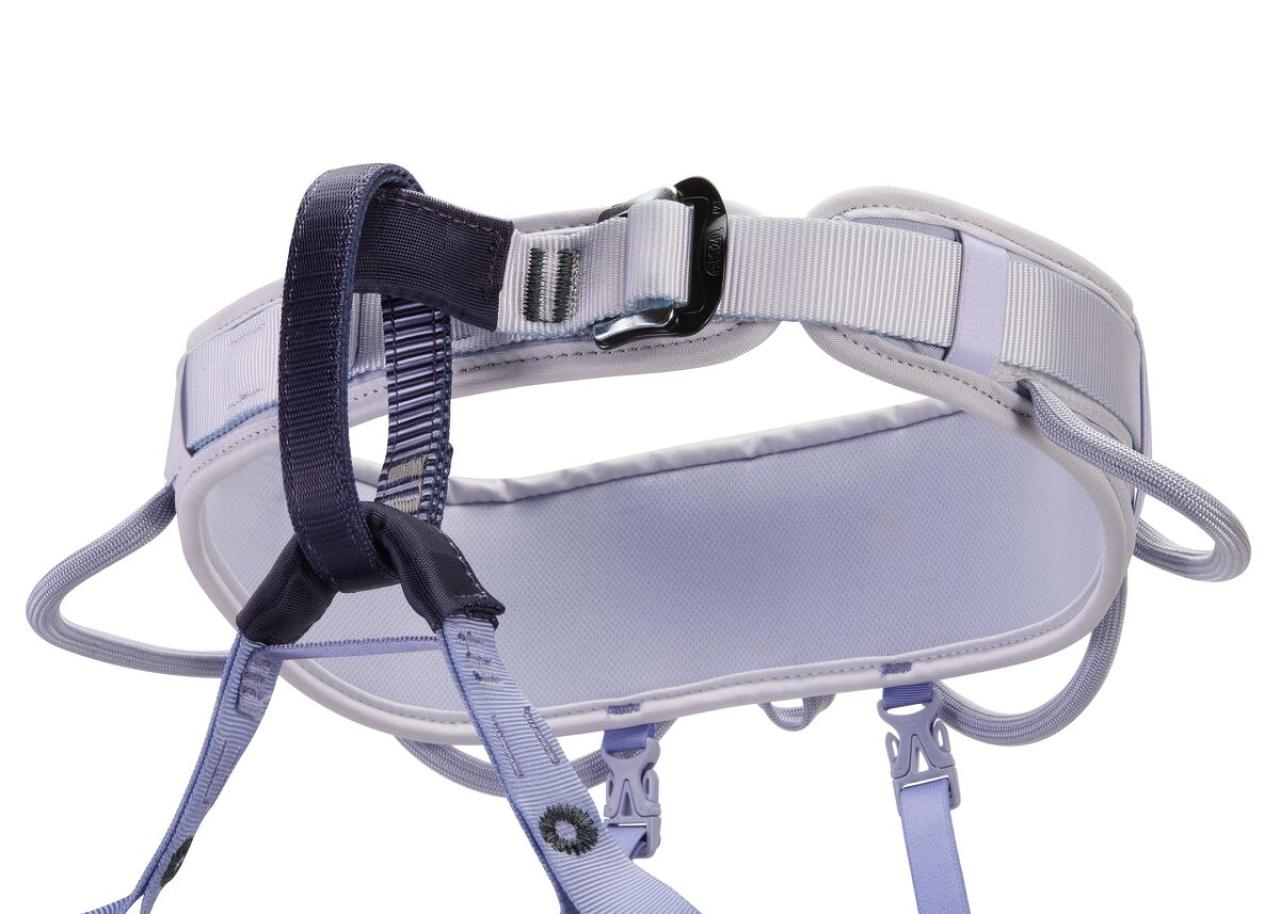 PETZL CORAX LT WOMEN XS Lilac White dámský sedací úvazek fialový