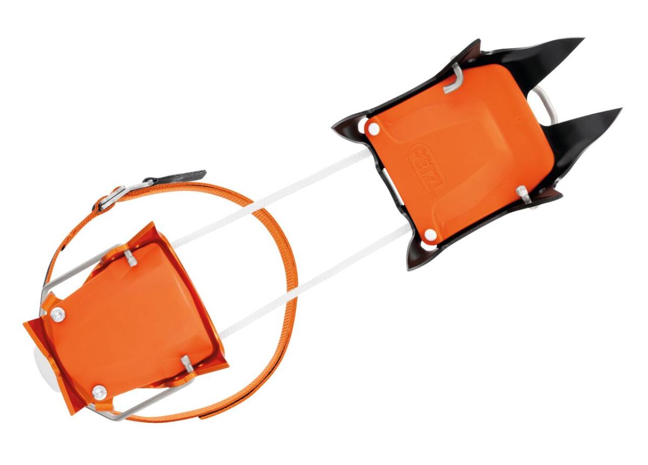 PETZL IRVIS HYBRID LLU 10 hroté mačky, leverlock universel pro skialpinismus