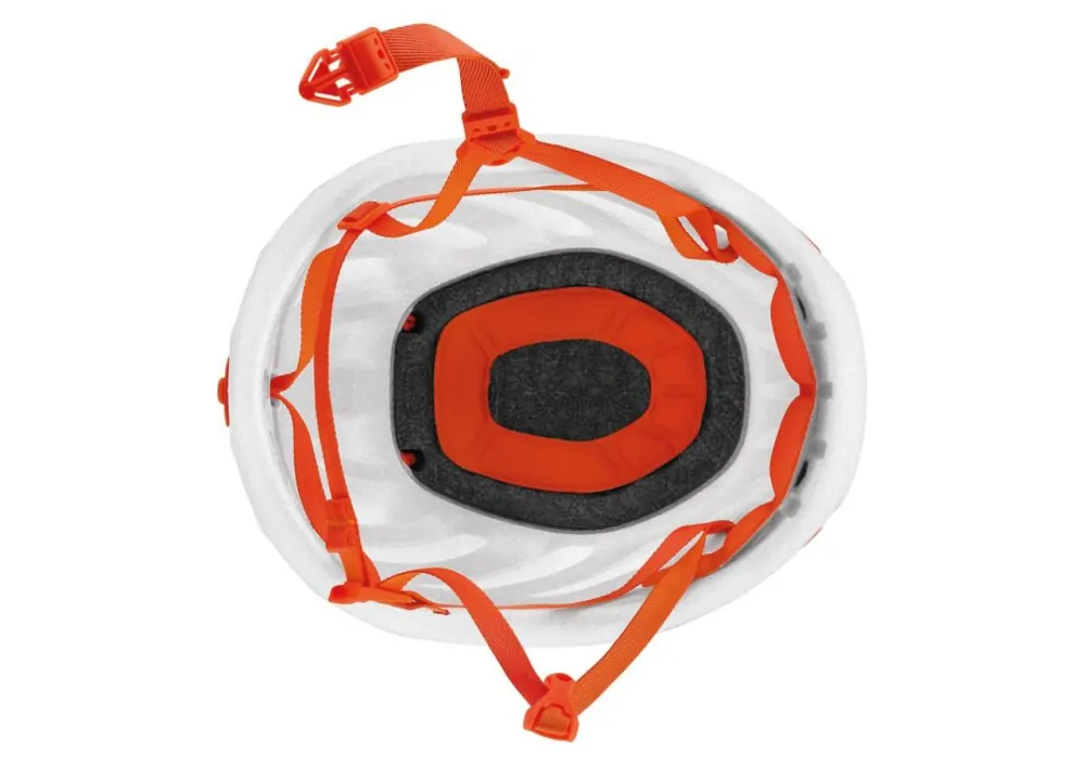 PETZL SIROCCO S/M WHITE horolezecká přilba bílo-oranžová