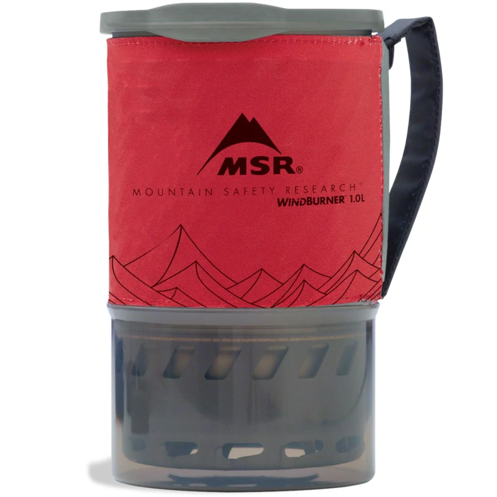 MSR WINDBURNER 1,0 l Personal Stove System plynový vařič (červený hrnec)